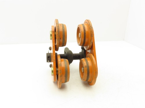 Acco-Lift 1-Ton Manual Plain Push Trolley 3"-5" Beam Flange 2000Lb