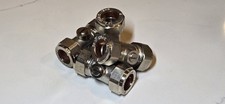 Isolating Valve chrome-plated compression ball-o-Fix valve 15mm copper pipework