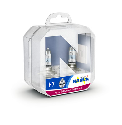   H7 12V 55W PX26d Range Power 150  2st. NARVA Pro | Longlife + Bright White  