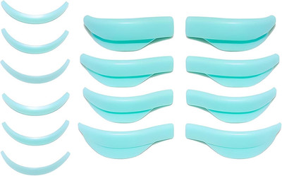 14-teiliges kleines Wimpernlifting-Schilde Set, Wimpernlifting Pads, kleberloses Des in Augenlidform