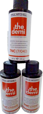Paul Mitchell The Demi-Permanent Cream Hair Color 7NC (7/043) 3 X 60 ml = 180 ml