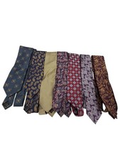 Jos. A. Bank Silk Ties Lot Of 7 Mens One Size Multicolor Paisley Neckties 3.5x59