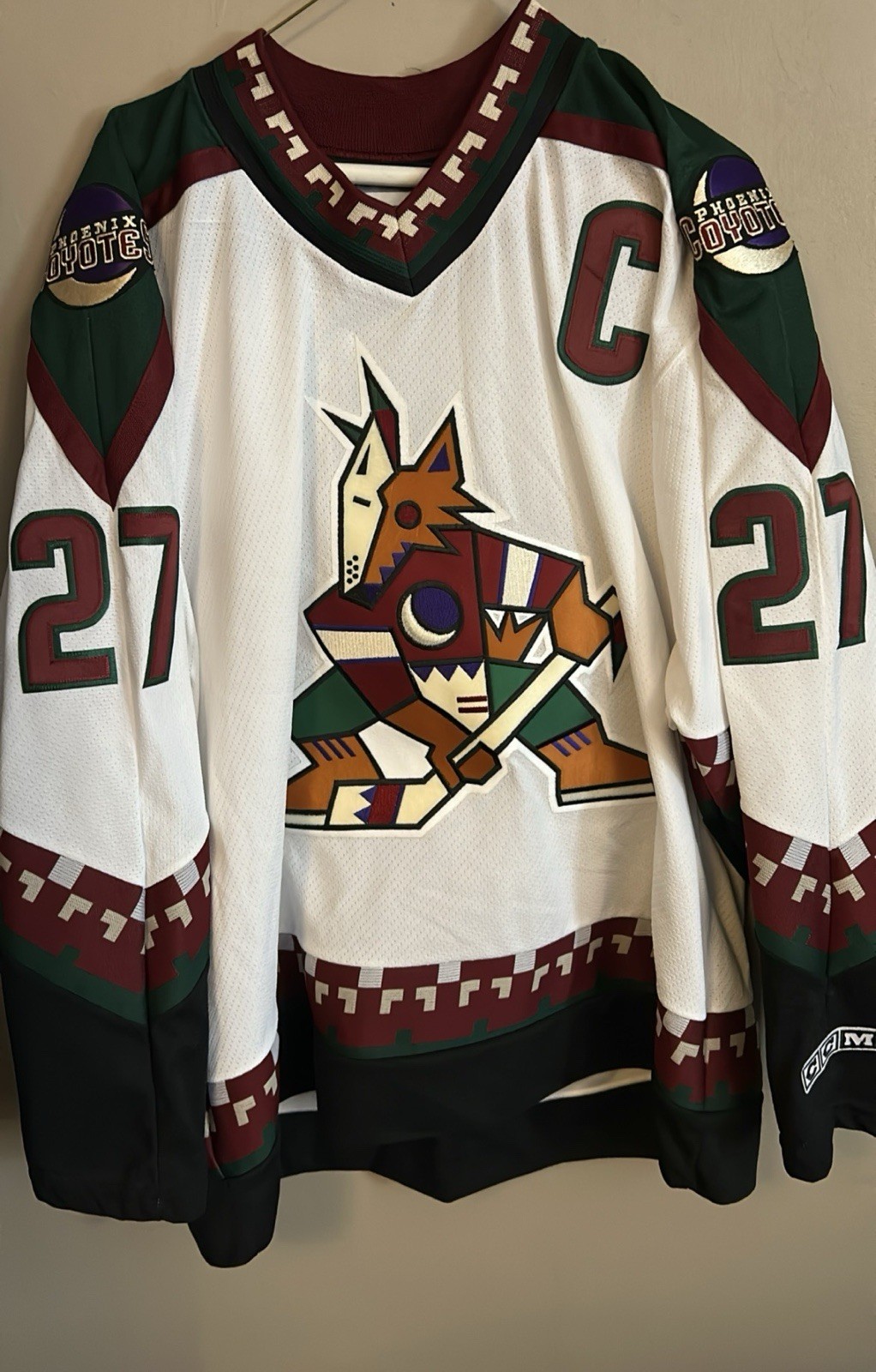 Teppo Numminen Ccm Coyotes Jersey Vintage Size Large