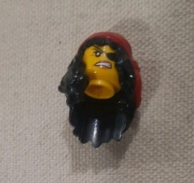 Lego Lot Accessories from 70411 Treasure Island Pirates, Princess Pirate Head+ 