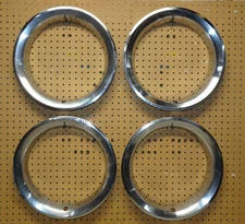 (4) 1970'S-80'S CHEVY PICKUP TRUCK K5 BLAZER RALLY WHEEL 15" TRIM RINGS