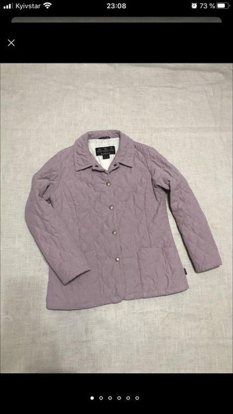 Women Barbour Jacket Pink Cotton 40 / L / 48