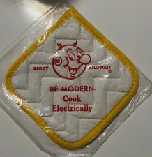 NIB REDDY KILOWATT Magnetic Pot Holder Hotpad Magnepad Vintage NIP - New In Bag