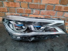 BMW 7 SERIES DRIVERS SIDE RIGHT LED LASER HEADLIGHT GENUINE 2017 2020 G11 G12