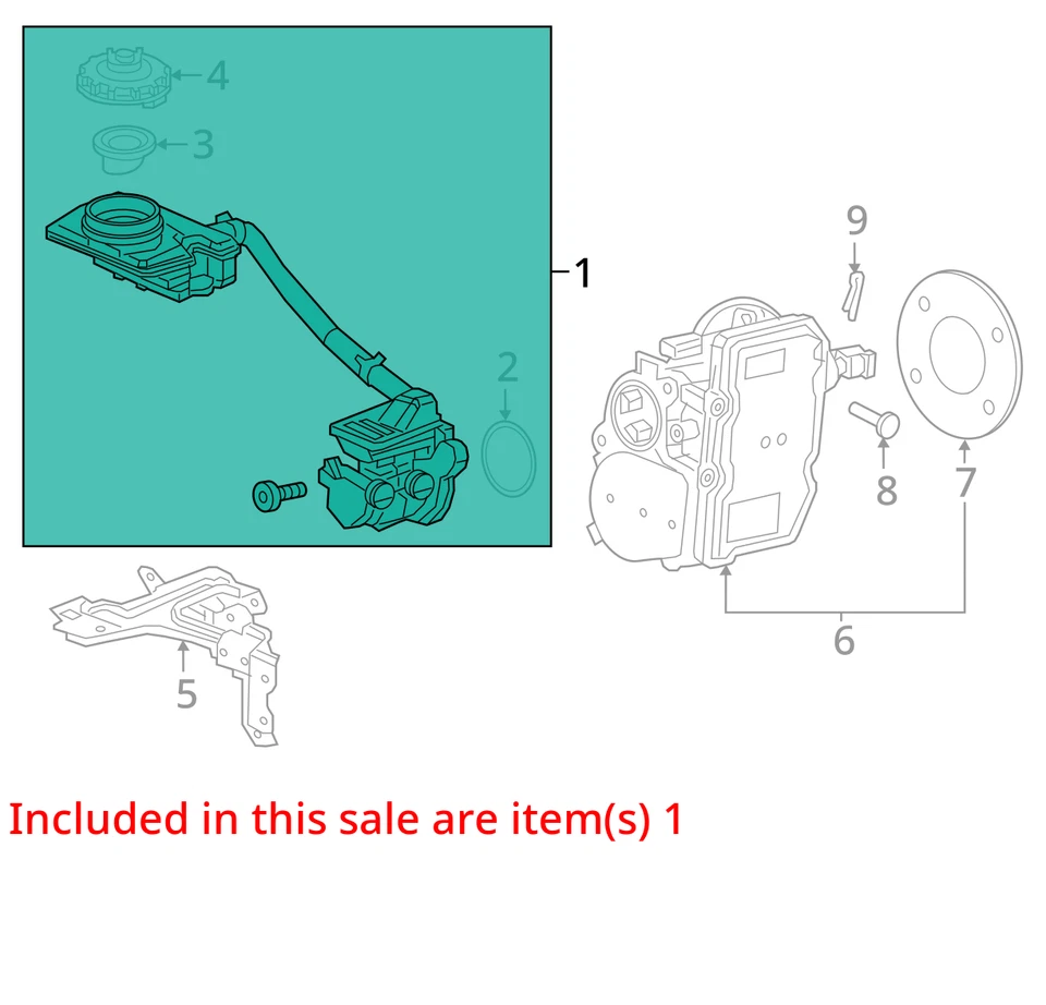 Honda CR-V 2017 cilindro maestro de freno usado 1,5 L turbo OEM 541-10075 Foto 3 de 4