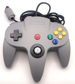 Nintendo 64 Wired Controller for N64 - TeknoGame&reg; - Classic Grey - NEW IN BOX!
