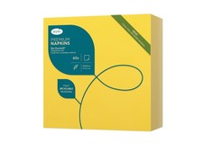 7321012008970 Duni Serwetka Bio Dunisoft 40 x 40 cm Żółty 60 szt. Duni Sales Pol