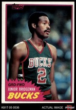 1981 Topps #97 Junior Bridgeman MW Bucks Louisville  7 - NM