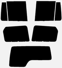 Pre Cut Car Window Tint for Land Rover Discovery 1999-2004 5% Limo Black