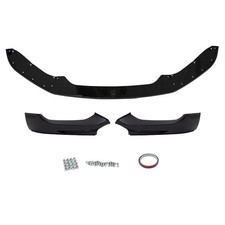 Performance Black Gloss Front Splitter Spoiler Lip fit BMW F20 F21 M-Sport 2015>