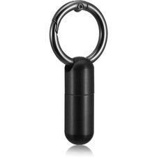 Micro Waterproof Pill Holder Keychain Portable Medicine Organizer Carabiner Clip
