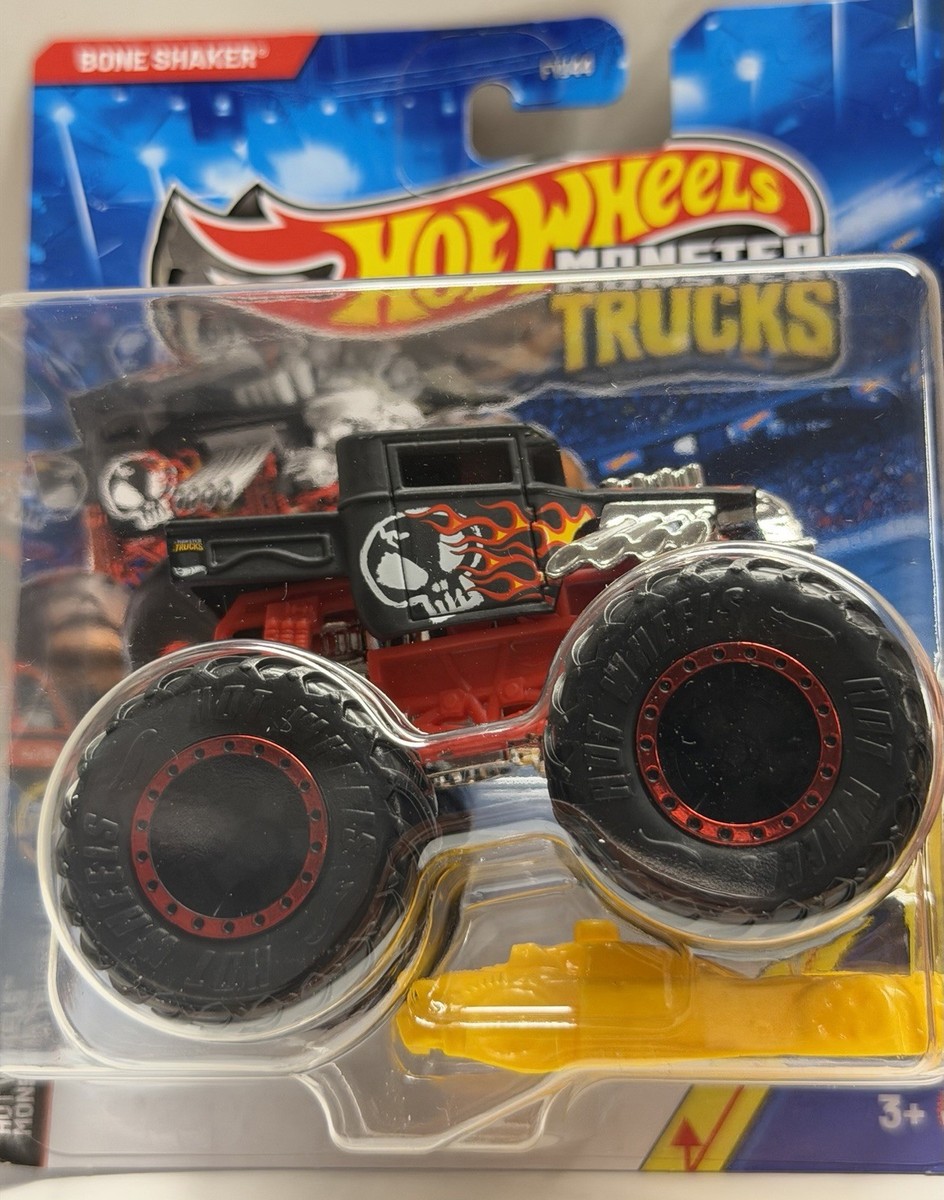 希少Hot Wheels Bone Shaker モントラまとめ売 2026 Hot Wheels Monster Trucks Live Bone Shaker Diecast Car New 4