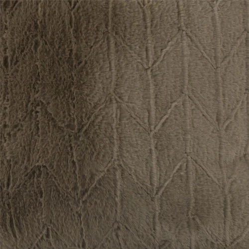 Luxurious Moss Green Angora Faux Fur Pillow - Picture 5 of 6