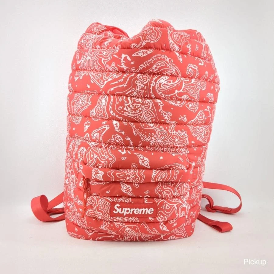 Sac à dos Supreme Pertex rouge cachemire tampon 45 cm x 43 cm x 21 cm