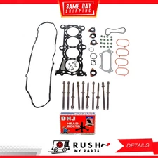 13-19 Cylinder Head Set with Head Bolt Kit For Honda 2.4L L4 DNJ HGB4306