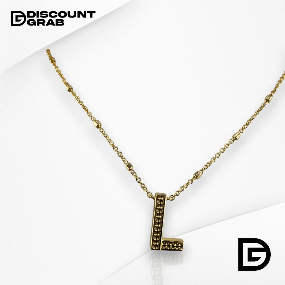 Kendra Scott Letter L Pendant Necklace – Gold (BRAND NEW) - Image 2 of 4