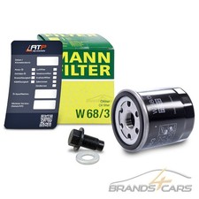 MANN ÖLFILTER+ÖLABLASS-SCHRAUBE FÜR TOYOTA AYGO 1.0 05- IQ 1.0 YARIS P13 1.0 11-