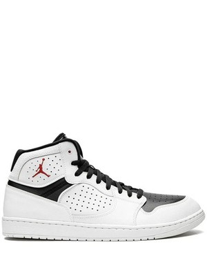 Jordan Access AR3762 101 White/Gym Red-Black New Men's Size 13