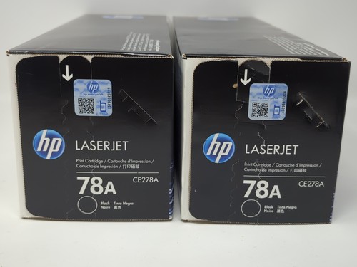2-pak - Oryginalne kasety z czarnym tonerem HP 78A LaserJet - nowe/zapieczętowane - Zdjęcie 2 z 5