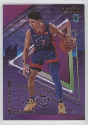 2020-21 Panini Recon Holo Purple 5/49 Killian Hayes #165 Rookie RC j3z