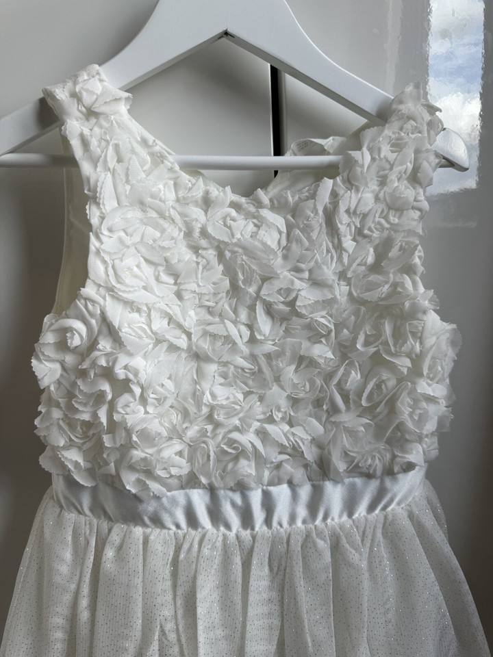 Brand new with tag H&M girl occasion ivory dress age 78 eBay