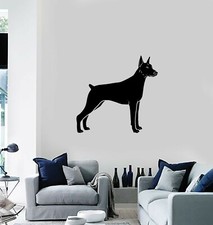 Vinyl Wall Decal Doberman Pinscher Dog Pet Animal Home Room Stickers ig5637 