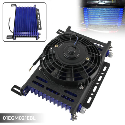 Ölkühler 13 Reihe 7/8''-14 UNF + 7'' Elektrolüfter-Kit mit neuem Halterungssatz 
