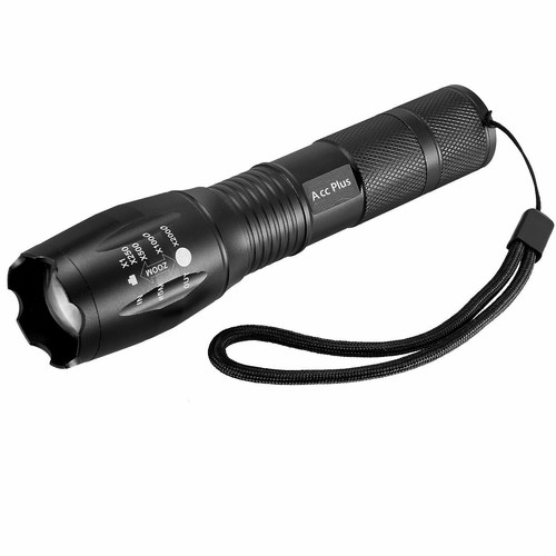 3 x Tactical 18650 Flashlight High Powered 5Modes Zoomable Aluminum - Picture 3 of 6