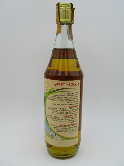 Bottiglia Vintage Appleton Gold Jamaica Rum 75cl. 40% | eBay