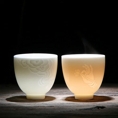Dehua Weiß China Porzellan Teetasse Meister Tassen Tee Kreativ Kung Fu Teetassen - Bild 1 von 18