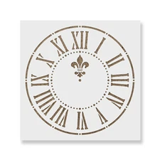 Clock Stencil - Durable & Reusable Mylar Stencils
