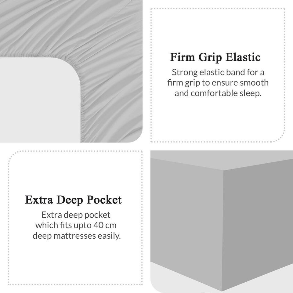 Duvet Cover Set Single Double King Size Reversible Duvet Cover Quilt