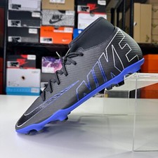 Nike Superfly 9 Club FG/MG Shadow Pack Black Blue Cleats DJ5961-040 Men's 12