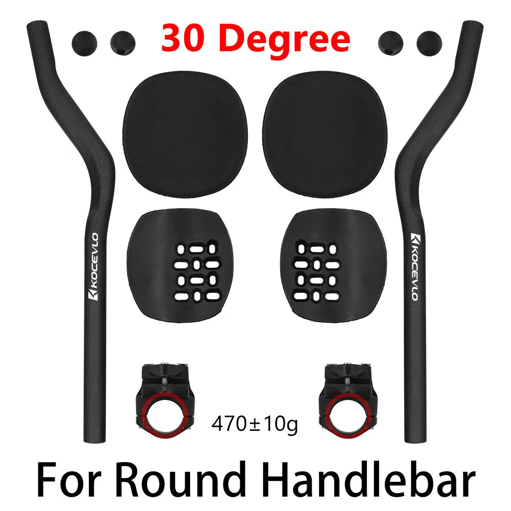 Road Triathlon Time Trial Fixed Gear Bike Aero Handlebar Carbon Bicycle TT Bar