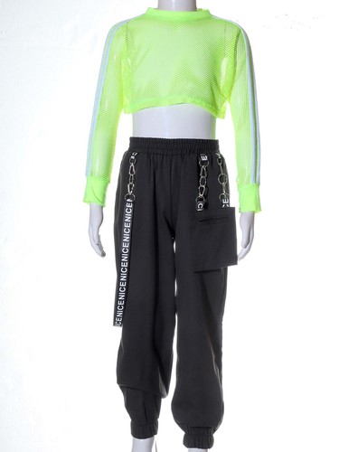 Girls Sweatshirt Running Sports Tracksuit Sweatpants Workout Outfits Jogging - Picture 10 of 53