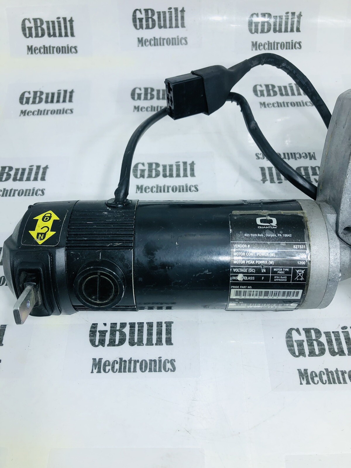 QUANTUM POWER WHEELCHAIR DRIVE MOTORS MOT14739601 MOT14739501 Left