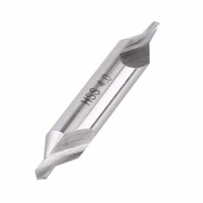 10 Pcs 4MM 60 Degree Bit HSS Combined Center Drills Countersinks Set Tool