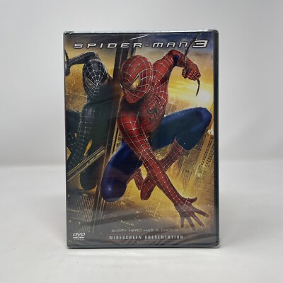 Spider-Man 3 (DVD, 2007, Widescreen) Tobey Maguire - Kirsten Dunst - Sealed