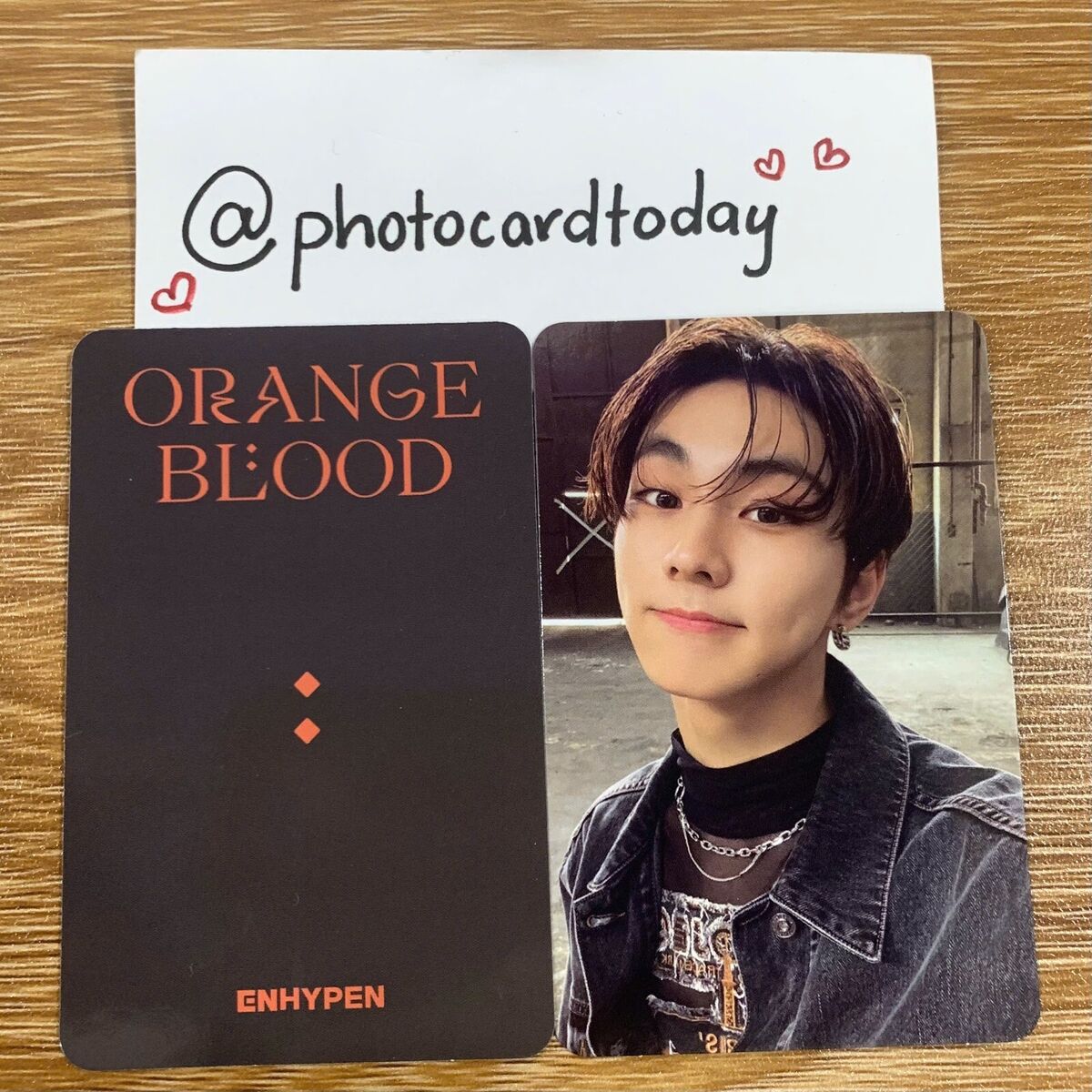 ENHYPEN ORANGE BLOOD KPOP MERCH POB ROUND 2 - R2 OFFICIAL ENHYPEN ORANGE BLOOD KPOP MERCH POB ROUND 2 - R2 OFFICIAL