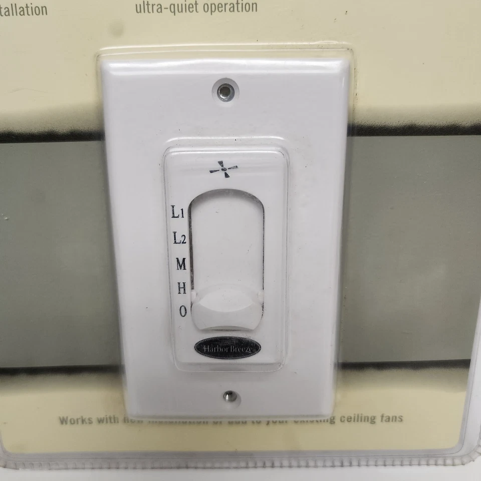 Control de ventilador de techo Harbor Breeze 4 velocidades #130624 - Modelo WM-6WWL Foto 2 de 4