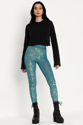 BlackMilk Witcher Burned Velvet Triss Leggings S