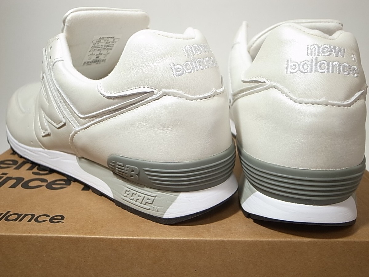 NEW BALANCE M576PRL PEARL PITTARDS LEATHER WHITE MADE IN