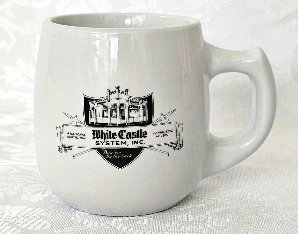 White Castle 6 oz Buy Em By The Sack Ash Tray Bottom Coffee Mug
