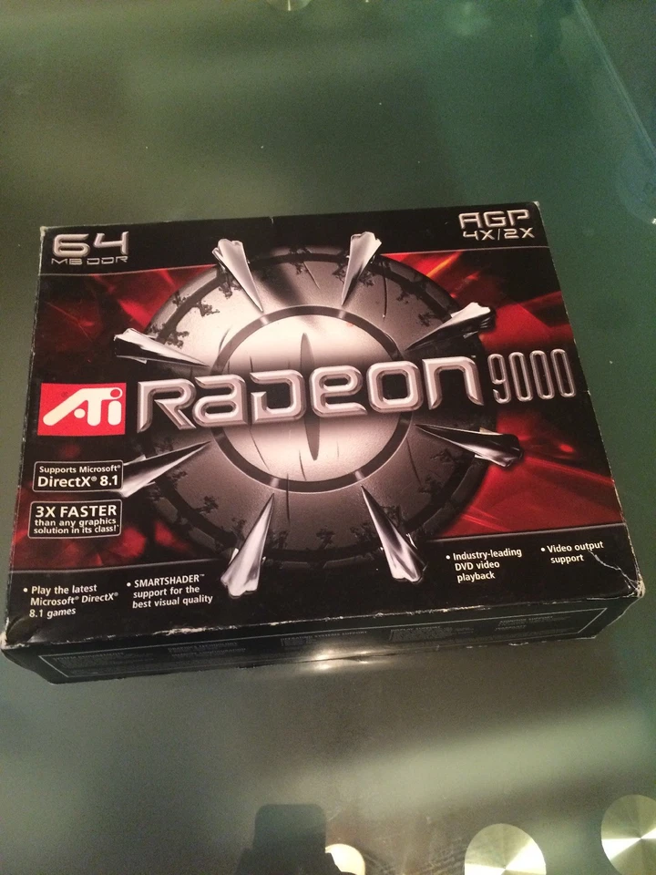 ATi Radeon 9000 64MB AGP video card Part Number: 102G011801 VGA & S-Video out - Image 2 of 4