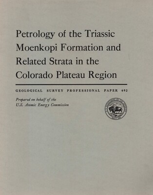 Petrology of the Triassic Moenkopi Formation...Colorado Plateau Region