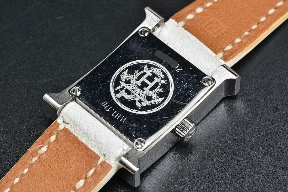 HERMES H Watch Mini HH1.110 White Dial Quartz Stainless  display picture 3